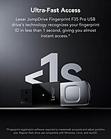 Lexar JumpDrive F35 Pro 64GB USB 3.2 Pen Drive – Fingerprint Security