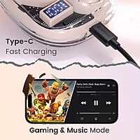 Portronics Twins 30 – OWS Earbuds, 30H Playtime, Beige. Enjoy seamless connectivity, rich sound quality, and a comfortable fit for all-day listening. Perfect for music lovers on the go!