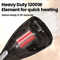 Havells Elegance Hand Held Garment Steamer 1200 Watts - Ergonomic Design,150Ml Tank Capacity