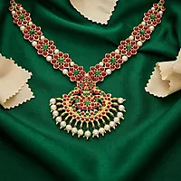 Gold Plated Attigai Choker Necklace