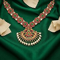 Gold Plated Attigai Choker Necklace