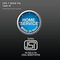 Havells OFR 7 Wave Fins with Fan 1900 watt
