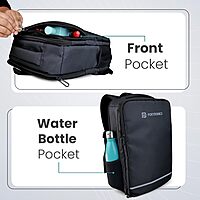 Portronics Elements U Backpack – 15.6 Inch Laptop Backpack | Grey | 1 Year Warranty