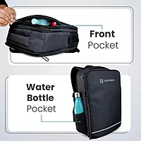 Portronics Elements U Backpack – 15.6 Inch Laptop Backpack | Grey | 1 Year Warranty
