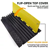 H2CP-5 Channel Rubber Cable Protector Speed Breaker
