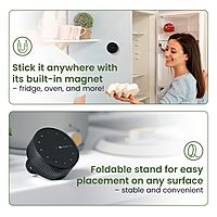 Portronics Tixie Countdown Timer (POR 2911) – 12 Timers | Magnetic | Auto Shutdown | Black