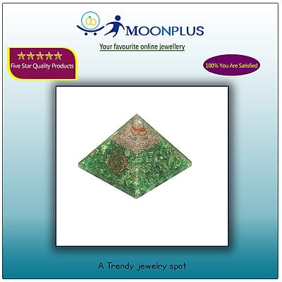 Green Orgonite Pyramid