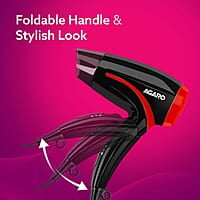 AGARO HD1177 Hair Dryer with 1000 Watts Copper Motor, 2 Speed & Temperature Settings