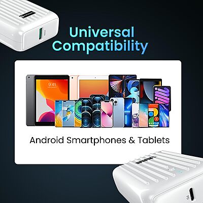 Portronics Zapcell 10K – 10000mAh Power Bank with 22.5W fast charging. Compact design, lightweight, and portable. Ideal for on-the-go charging of smartphones and devices. Stay powered up!