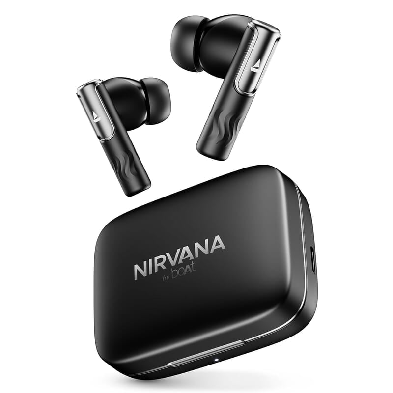 boAt Newly Launched Nirvana Ivy Truly Wireless in Ear Earbuds w/ 50dB Hybrid Active Noise Cancellation, 360º Spatial Audio, Dynamic Head Tracking,Hearables App Support & 50hrs Playback