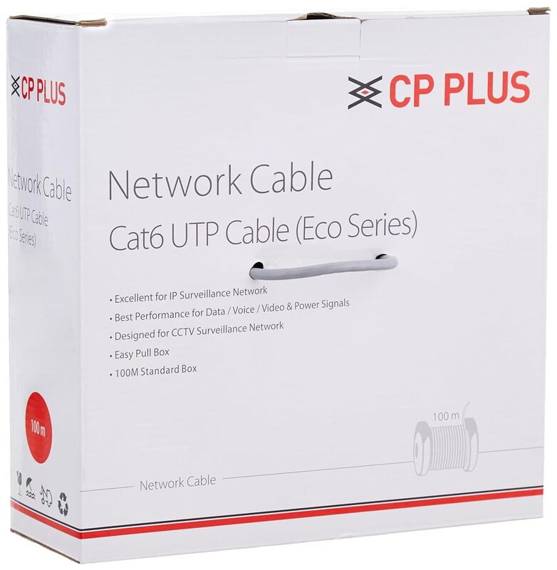 CP Plus CAT6 UTP CABLE 305MTR