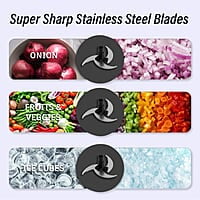 Wonderchef Smart Turbo Chopper 3-In-1 Chop  Mince  Whip