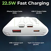 UltraProlink UM1127 - Juice-Up Slim 10K Powerbank (White)
