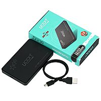 Uport USB 2.0 to 2.5-Inch SATA External Hard Drive Enclosure Case for 2.5" SATA HDD & SSD (Black)