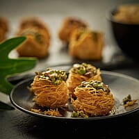 SMOOR SHAUQ Baklava Box Artisanal Turkish Delight 300gm (15 Pieces)