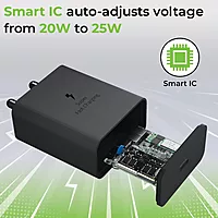 UltraProlink UM1347BLK - Boost PD 25W Travel Charger (Black)