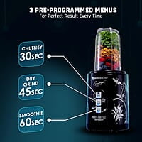 Wonderchef Nutri-blend Mixer, Grinder & Blender Powerful 400W 22000 RPM  2 Unbreakable Jars