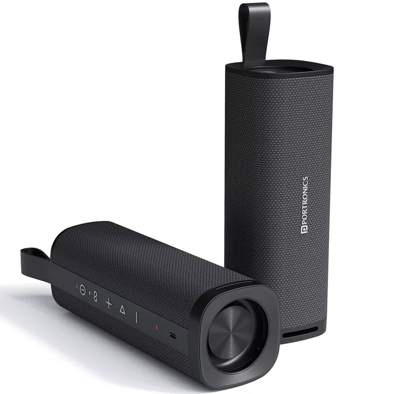 Portronics Fynix 30W Speaker – 360° Immersive Sound, TWS Connectivity & Type-C Charging for Parties & Outdoor Fun