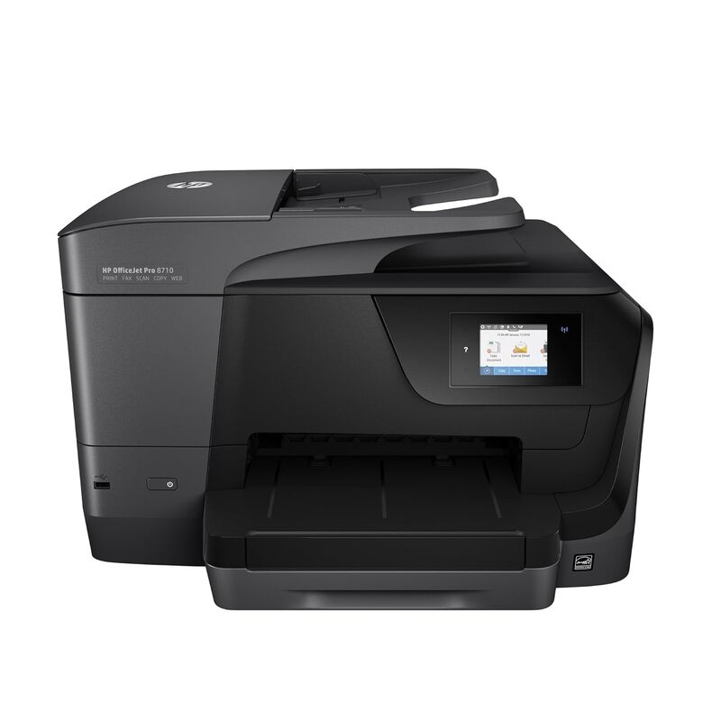 HP OfficeJet Pro 8710 All-in-One Printer: Versatile printing, scanning, copying, and faxing. Fast, high-quality output with wireless connectivity. Ideal for home and small office use.