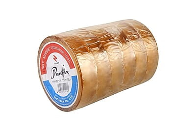 NICHIBAN PANFIX CELLULOSE TAPE TUBE OF 6 ROLLS, ECO-FRIENDLY, 25mm X 66m