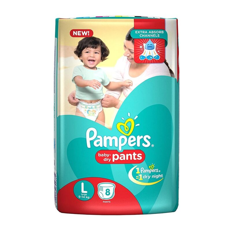 PAMPERS LARGE 8