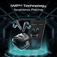 boAt Immortal 111 TWS in Ear Earbuds with Up to 40 Hours of Playtime, 40 Ms Super-Low Latency Beast Mode, RGB LEDs, Quad Mics with Enx Tech, ASAP Charge, Iwp Tech, Ipx4, Btv5.3