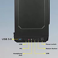 Zebronics Esports Gaming Cabinet (MT) – Sleek RGB Case.