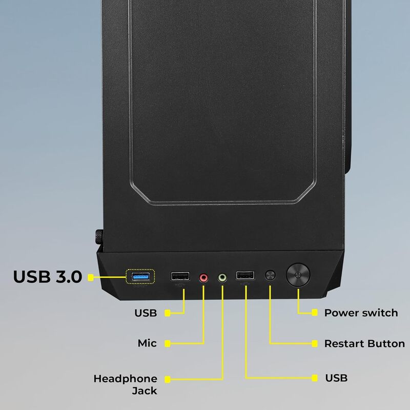 Zebronics FT Gaming Cabinet – Efficient Cooling & RGB