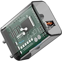 Ambrane 18W Wall charger USB Port, Quick Charge 3.0, BoostedSpeed Mobile Charger Adapter Fast Charging, Compatible with Android Mobile, Headphones, TWS, Game Console, Power Banks