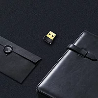 Wireless 150Mbps USB WiFi Adapter for PC/Laptop, providing fast internet connectivity. Compact design, easy plug-and-play setup, compatible with Windows and Mac. Ideal for streaming and browsing.