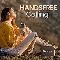 Portronics 2392 Resonate BT Speaker – 14W  Bluetooth v5.3  LED Sunset Projection  TWS  USB  Black