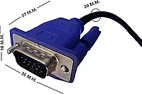 Live Tech LT-NAVO VGA Cable 3M – High-Quality Connection for PCs, Monitors & Projectors