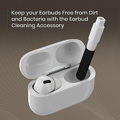 Portronics Clean T 21-In-1 Cleaning Kit for Laptop, Mobiles, and Tablets – Black