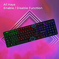 Zebronics Zeb-Transformer K-1 Wired Gaming Keyboard features RGB backlighting, customizable keys, and a durable design. Perfect for gamers seeking performance and style in their setup.