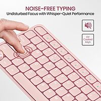 Portronics Ki-Pad 3 Pink USB Keyboard – Full Size, stylish and functional, perfect for home or office use. Features comfortable keys, sleek design, and reliable USB connectivity for seamless typing.