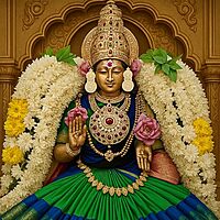 God Ornament White Stone Ear