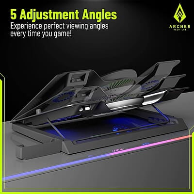 Archer Tech Lab Squall 100 RGB Gaming Laptop Cooling Pad Archer Tech Lab Squall 100 RGB Gaming Laptop Cooling Pad