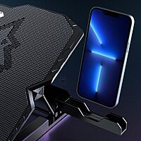 Techie 5-Fan Laptop Cooling Pad – Adjustable Speed & Sturdy Stand