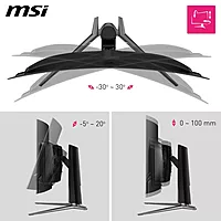 MSI,34 Inch, 240Hz Refresh Rate Monitor, MPG 341CQPX QD-OLED