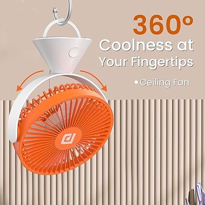 Portronics Aero Breeze Portable table Fan 178mm, USB Rechargeable Fan, 3 Speed Airflow, Battery Powered Silent Operation, 4 Hours Back Up, 360° Rotatable USB Fan, BLDC Fan for Kitchen,Office,Home Portronics Aero Breeze Portable table Fan 178mm, USB Rechargeable Fan, 3 Speed Airflow, Battery Powered Silent Operation, 4 Hours Back Up, 360° Rotatable USB Fan, BLDC Fan for Kitchen,Office,Home