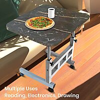 Portronics Buddy D – Laptop Table (Black, Wooden) combines style and functionality, offering comfort and durability for your workspace needs.