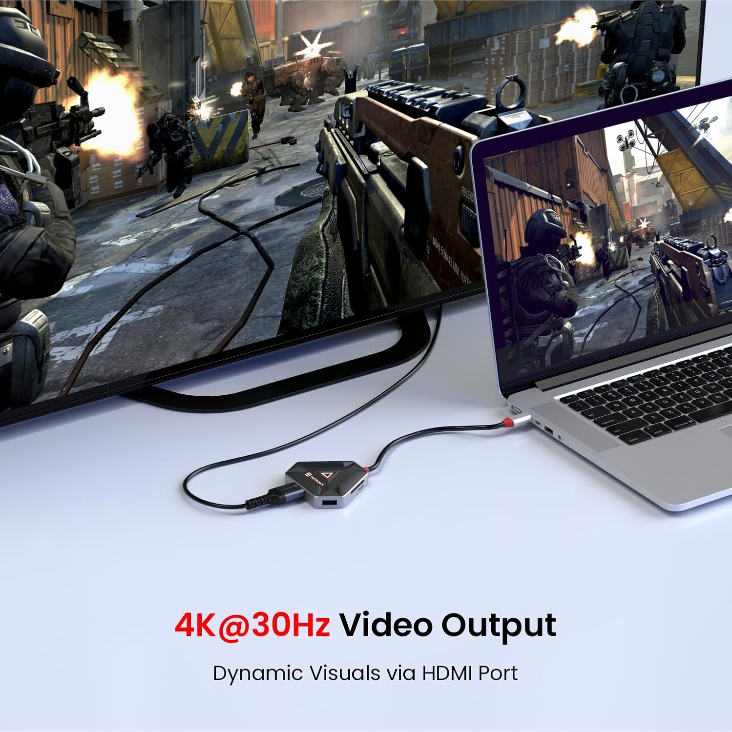 Portronics Mport 6C – A versatile 6-in-1 USB-C Hub featuring HDMI, USB 3.0, and more. Perfect for expanding connectivity options for laptops and devices, enhancing productivity on the go.