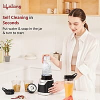 Lifelong 700 Watts Nutri Blender for Smoothie and Juices - 4 Bullet Jars 700 & 500ml - 100% Copper Motor