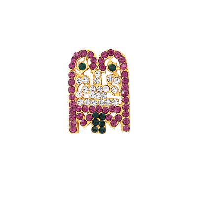God Ornament Gold Plated Stone Work Amman Thali God Ornament Gold Plated Stone Work Amman Thali