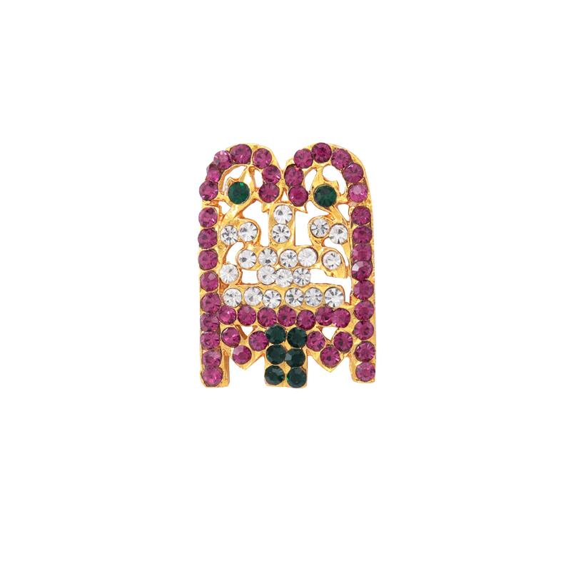 God Ornament Gold Plated Stone Work Amman Thali God Ornament Gold Plated Stone Work Amman Thali
