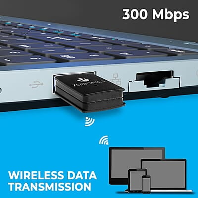 Zebronics USB300WF1 USB Wireless LAN Card Zebronics USB300WF1 USB Wireless LAN Card