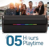 Portronics – Nova 40W Bluetooth Speaker, RGB & TWS | Powerful Sound, Dual Pairing, Portable Design & Long Battery Life for Parties