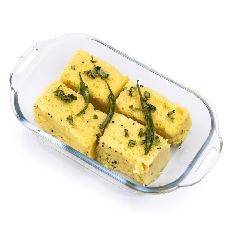 AGARO Elite Borosilicate Glass Baking Tray for Kitchen, 800 ml, Baking Dish, Serving Bowl, Oven & Microwave