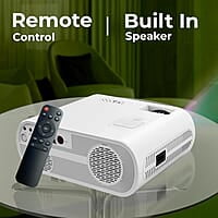 ZEBRONICS LP1000 LED Projector with 3300 Lumens Max, 150-inch Screen Size, HDMI in, AV in, AUX Out, USB x 2, FHD 1080p, 50,000h Lifelong LED lamp
