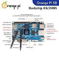 Orange Pi 5B 4GB RAM 32GBeMMC